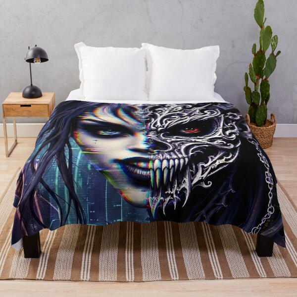 Item preview, Cyber Soul Biomechanical Goth Glitch Aesthetic designed and sold by MarCinu Art.