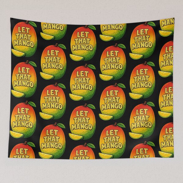 Item preview, Let That Mango Funny Fruit Pun Design designed and sold by TeeTimeTreasure.