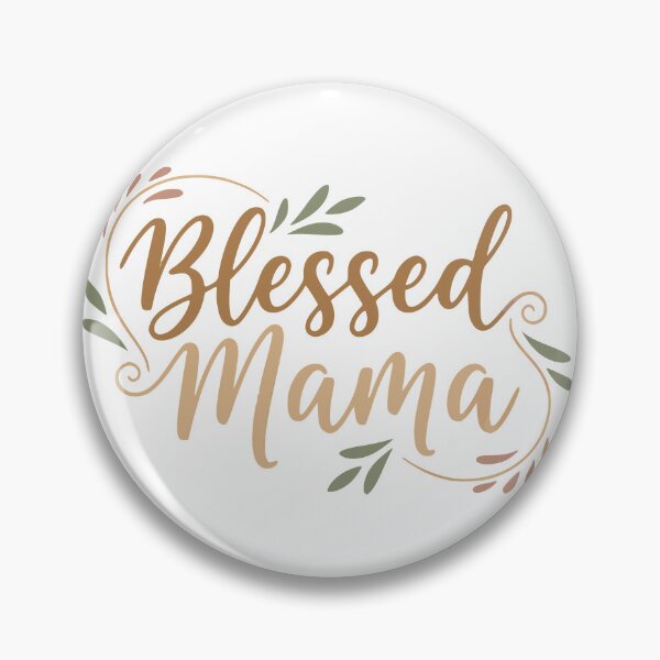 Item preview, Blessed Mama Script T-Shirt – Faith Inspired Mother Tee designed and sold by InkForge Studio.