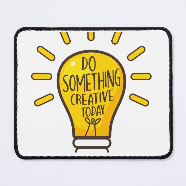 Item preview, Do Something Creative Today – Inspirational Light Bulb Design designed and sold by ZYNORAworld.