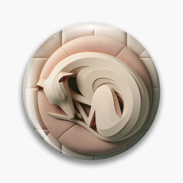Item preview, Italian Greyhound Wall Art – Minimalist Curled Iggy Heart, Cozy Dog Lover Gift Art Print designed and sold by purrsoul.