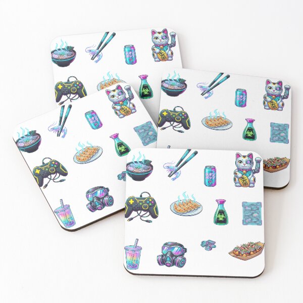 Item preview, Neon Cyberpunk Street Food designed and sold by DigitalAnnaBanana.