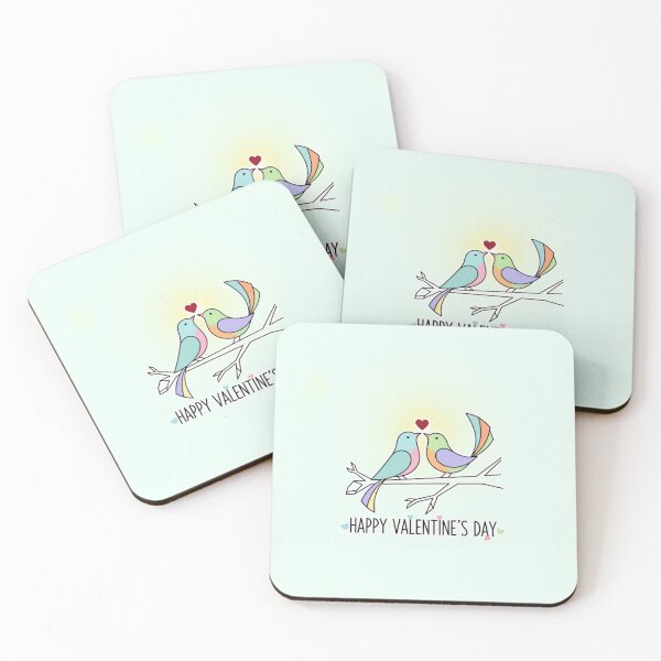 Item preview, Happy Valentine’s Day – Romantic Birds on a Branch designed and sold by PriyaMagic.