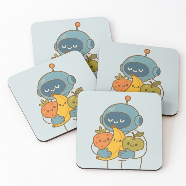Item preview, Copy of Space Robot Hugging Cute Friends designed and sold by Ecosetereos.