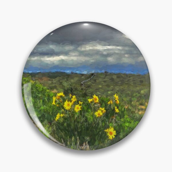 Item preview, Pathway to Prairie Sunflowers designed and sold by Wayne King.