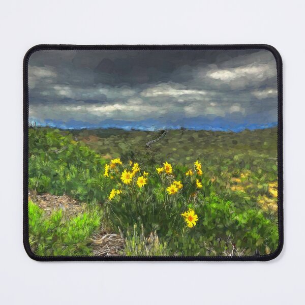 Item preview, Pathway to Prairie Sunflowers designed and sold by Wayne King.