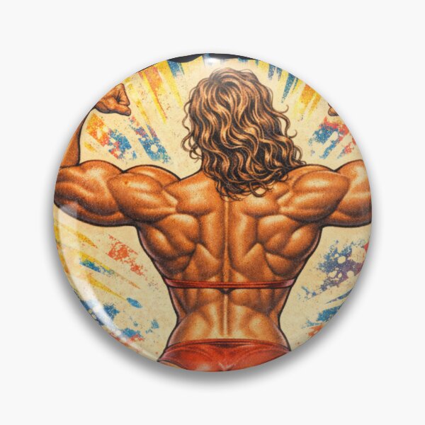 Item preview, Never Back Down Female Bodybuilder Vintage Poster designed and sold by JonelleTshirts.