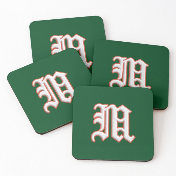 Item preview, Miami Hurricanes Vintage “M” Logo Embroidery Design designed and sold by TheArtOfCar.