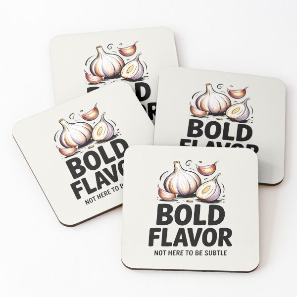 Item preview, Bold Flavor Garlic Foodie Statement Art designed and sold by SplashTastic.