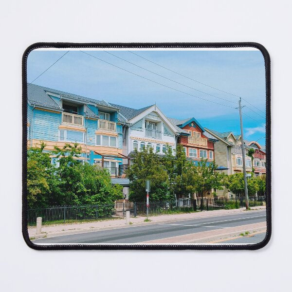 Item preview, Colorful Houses of Toronto - Pastel Architecture (The Beaches) designed and sold by Simply-Visual.
