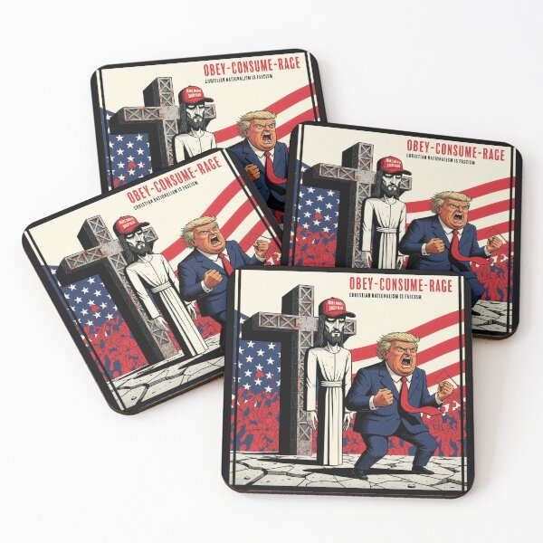 Item preview, Obey Consume Rage Christian Nationalist Fascism designed and sold by irregulargoods.