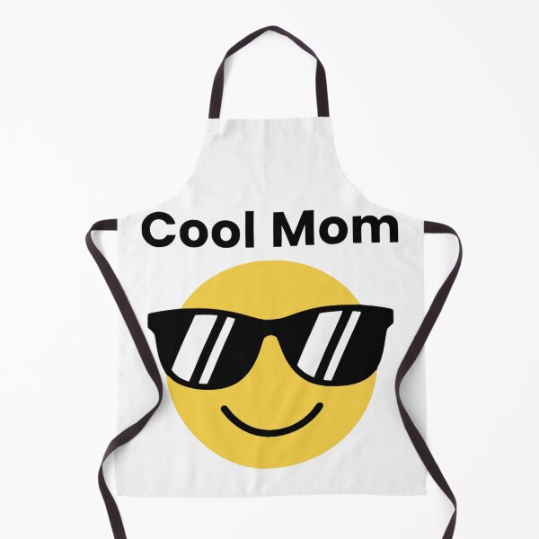 Aperçu de l'œuvre Cool Mom Smiley T-Shirt – Fun Mother’s Day Graphic Tee créée et vendue par InkForge Studio.