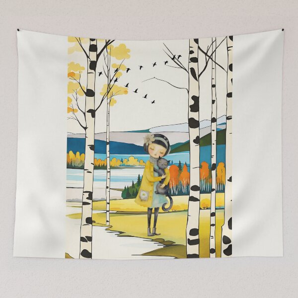 Item preview, WHEN SHE IS HAVING A BAD DAY HER KITTY CAT MAKES HER FEEL SO MUCH BETTER designed and sold by Tammera.