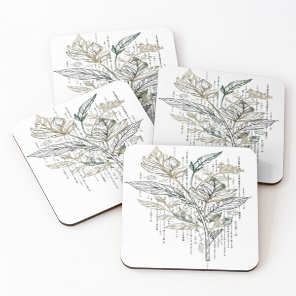 Artikelvorschau, Botanisches Code-Kunst-T-Shirt | Modernes ästhetisches Design entworfen und verkauft von ZChrome.