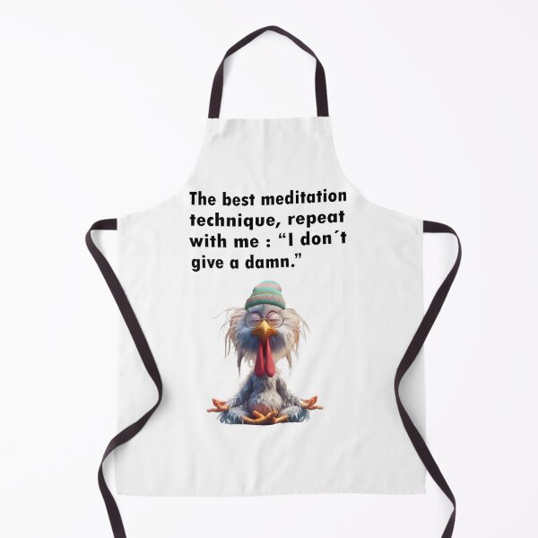 Item preview, meditating chicken designed and sold by GraphicStyleX.
