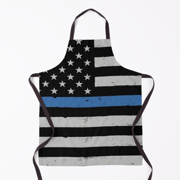 Item preview, Blue Line Police Flag Design designed and sold by Jumbled Mind.