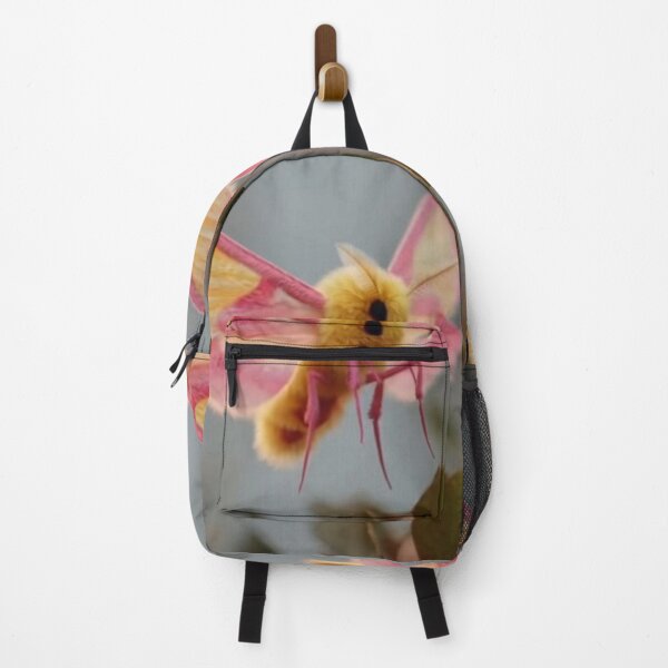 Item preview, rosy maple moth landing colorful insect animal design designed and sold by SmashingDeals.