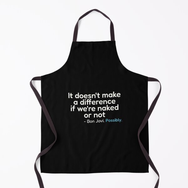Item preview, Misheard Bon Jovi Naked or Not Cyan designed and sold by Second Left Publishing.