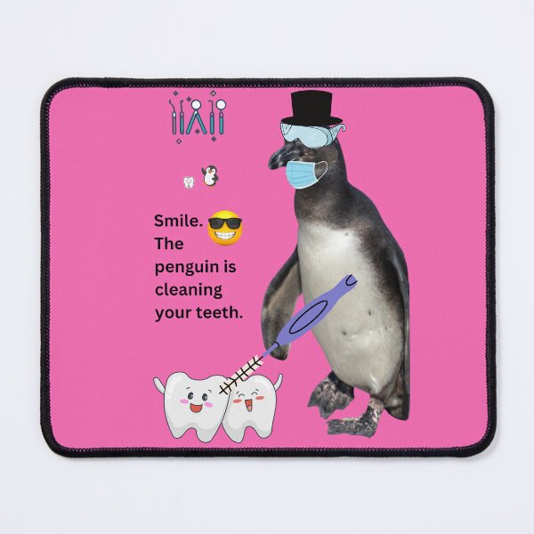 Item preview, Kopie von Kopie von Kopie von Penguin Dentist Collection - Want sparkling white teeth? – This penguin does. designed and sold by Katja LebenFreude.