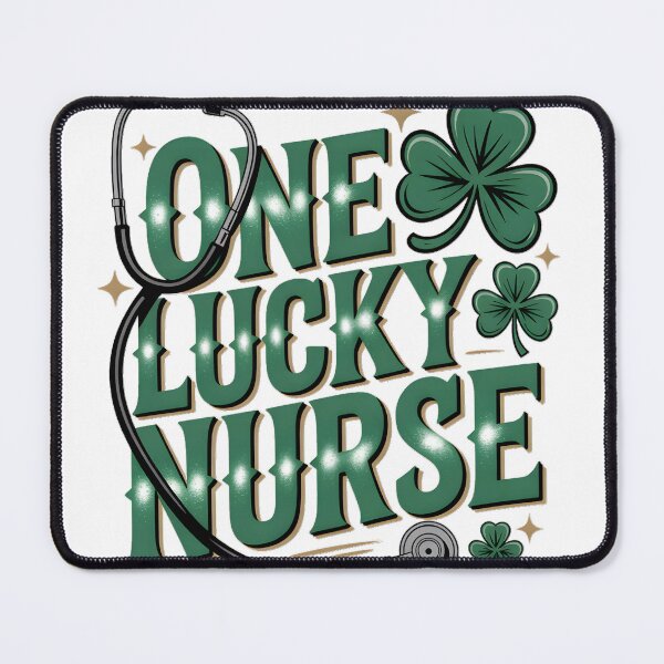 Item preview, One Lucky Nurse St Patricks Day Healthcare Tee designed and sold by TeesAndKnees.