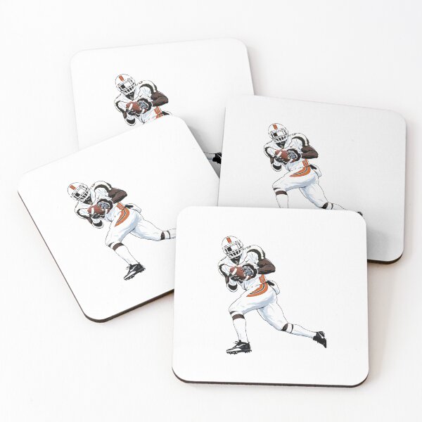 Item preview, Miami Hurricanes Football – Dynamic #20 Ed Reed Art Illustration designed and sold by TheArtOfCar.