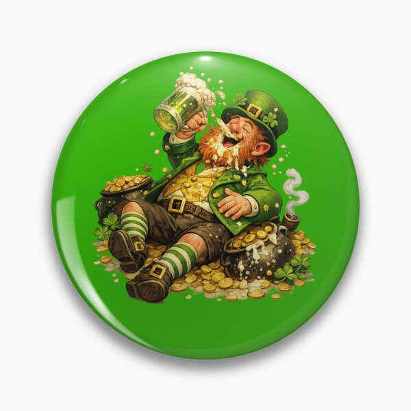 Artikelvorschau, Lustiger trinkfreudiger Kobold am St. Patrick's Day entworfen und verkauft von ttuniques.