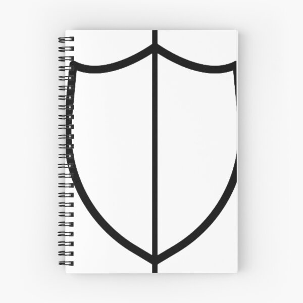 Item preview, Split Crest Shield - Black designed and sold by SnazzleLab.