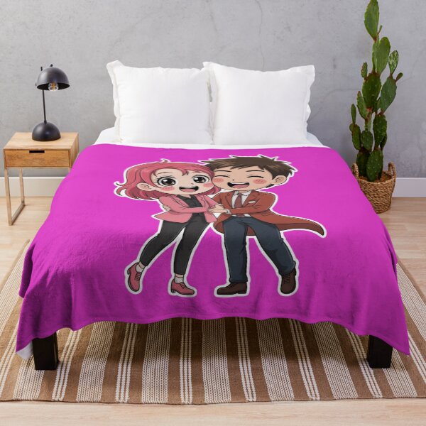 Item preview, Funny Anime Valentine’s Day – Cute Chibi Couple Love Design designed and sold by Diamaber.