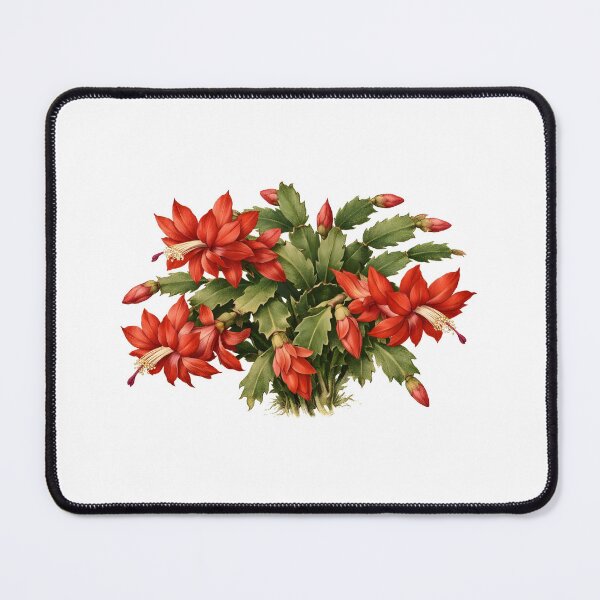 Item preview, Blooming Red Christmas Cactus Flowers designed and sold by silviaol.