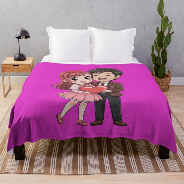 Item preview, Funny Anime Valentine’s Day – Cute Chibi Couple Love Design designed and sold by Diamaber.