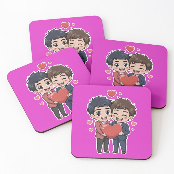 Item preview, Funny Anime Valentine’s Day – Cute Chibi Couple Love Design designed and sold by Diamaber.