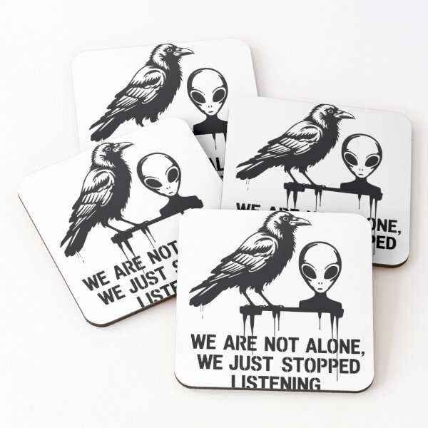 Item preview, Banksy Alien - We are not alone, we just stopped listening designed and sold by 123ks.
