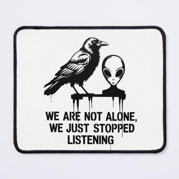 Item preview, Banksy Alien - We are not alone, we just stopped listening designed and sold by 123ks.