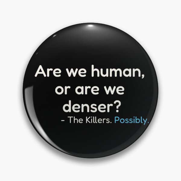 Item preview, Misheard The Killers Are We Human Cyan designed and sold by Second Left Publishing.