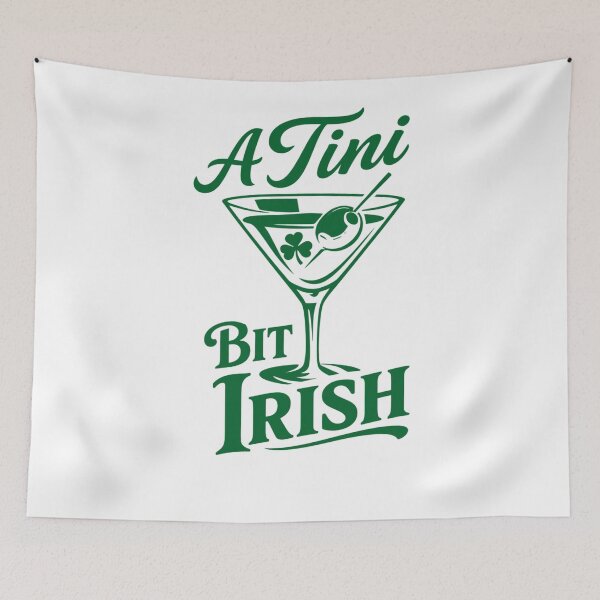 Item preview, A Tini Bit Irish Lucky Vibes designed and sold by FreshVibe Prints.
