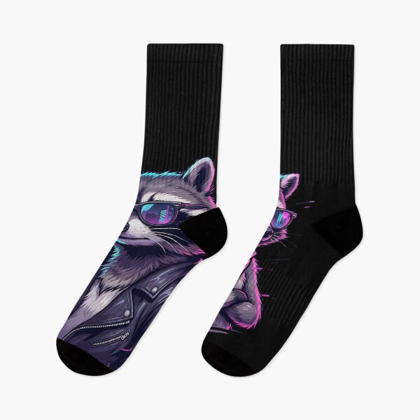 Item preview, Cool Synthwave Raccoons With Trash Juice  designed and sold by DigitalAnnaBanana.