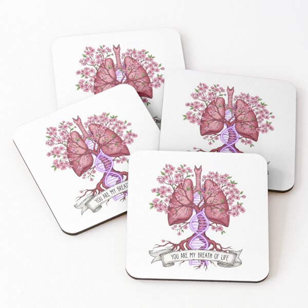 Item preview, Surreal Floral Lungs - DNA Helix & Cherry Blossom Valentine Sticker designed and sold by Medoodles.