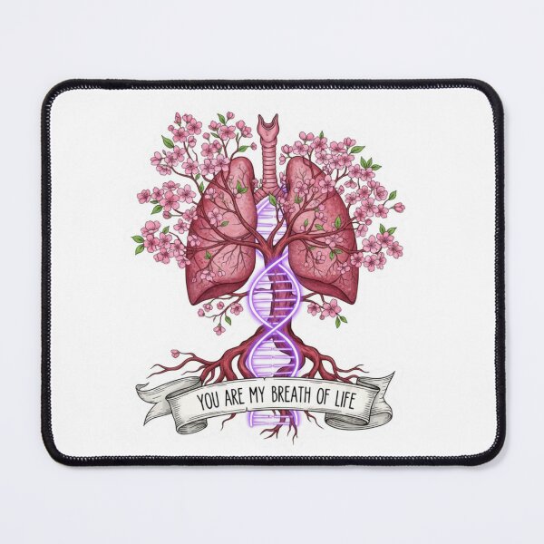 Item preview, Surreal Floral Lungs - DNA Helix & Cherry Blossom Valentine Sticker designed and sold by Medoodles.