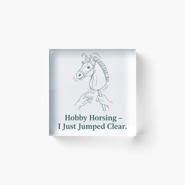 Item preview, Hobby Horsing Jump Flawless | Just Jumped Clear Design designed and sold by Fuechse.