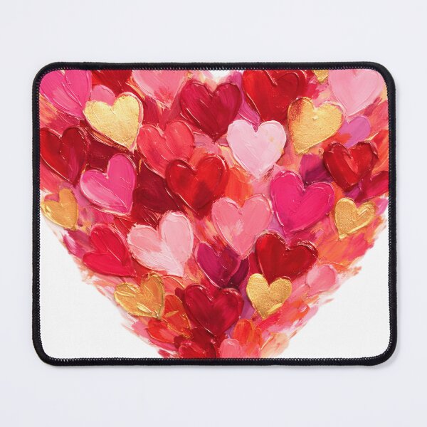 Item preview, Valentine Heart Brushstroke Artistic Watercolor Love designed and sold by TeesAndKnees.