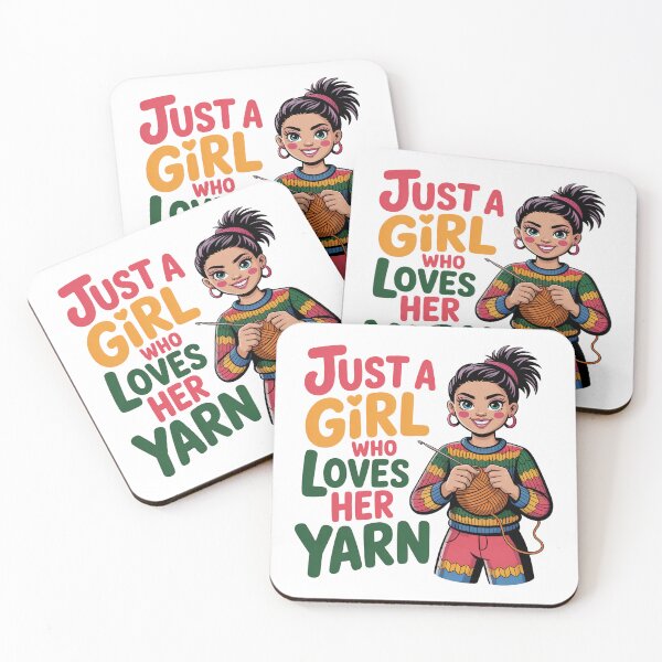 Item preview, just a girl who loves her yarn designed and sold by jkrphoto.