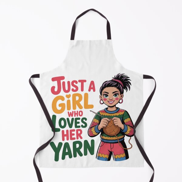 Item preview, just a girl who loves her yarn designed and sold by jkrphoto.