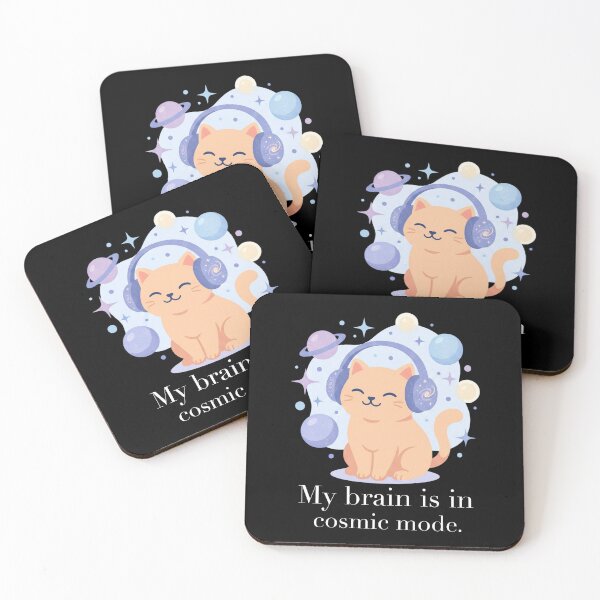 Item preview, My Brain Is In Cosmic Mode designed and sold by FreshVibe Prints.