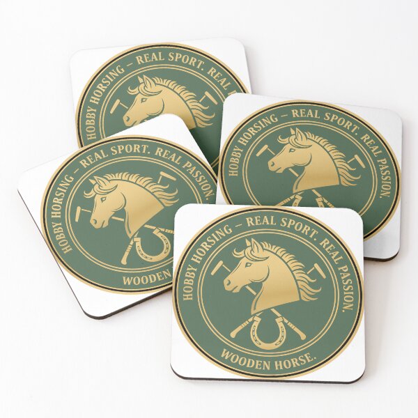 Item preview, Hobby Horsing Emblem Real Sport Real Passion Design designed and sold by Fuechse.