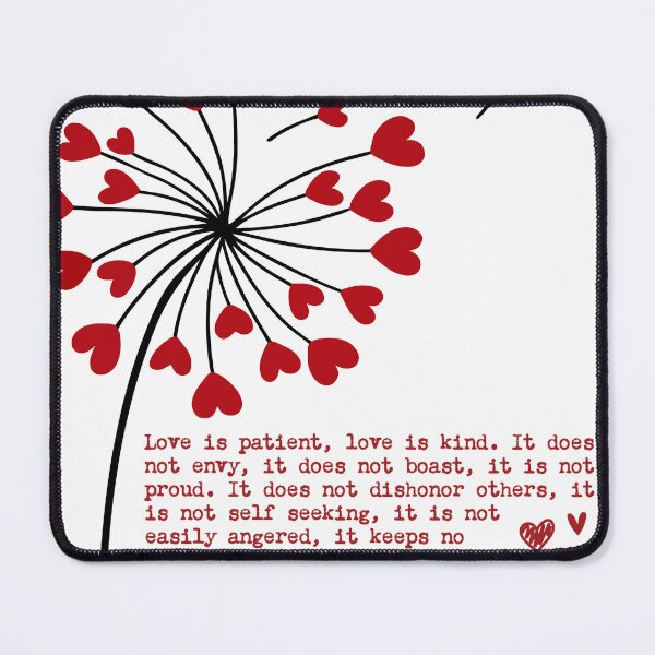 Item preview, 1 Corinthians 13 Love Is Patient Christian Bible Verse designed and sold by TeesAndKnees.