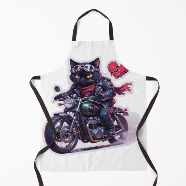 Item preview, Cupid Can Wait – Black Cat Motorcycle Rebel Anti-Valentine Sticker designed and sold by ARTCREATESHOP.