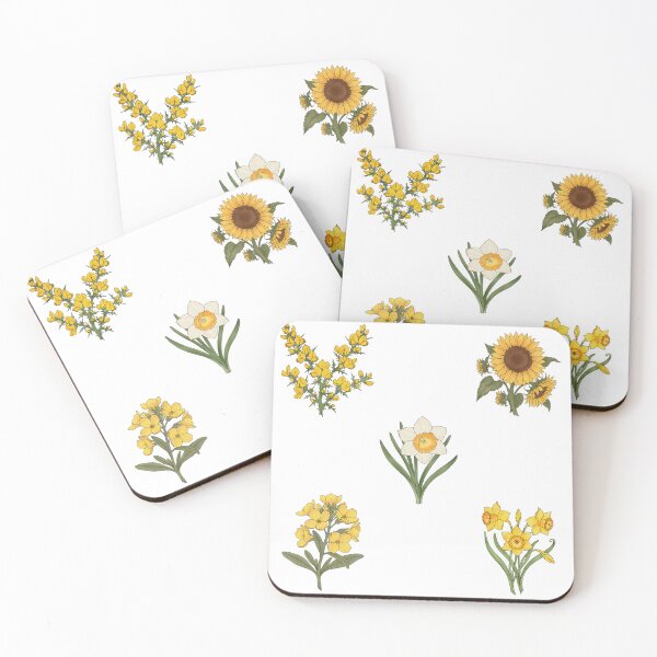 Item preview, Yellow Flowers | Pretty flowers designed and sold by FloriahStudio.