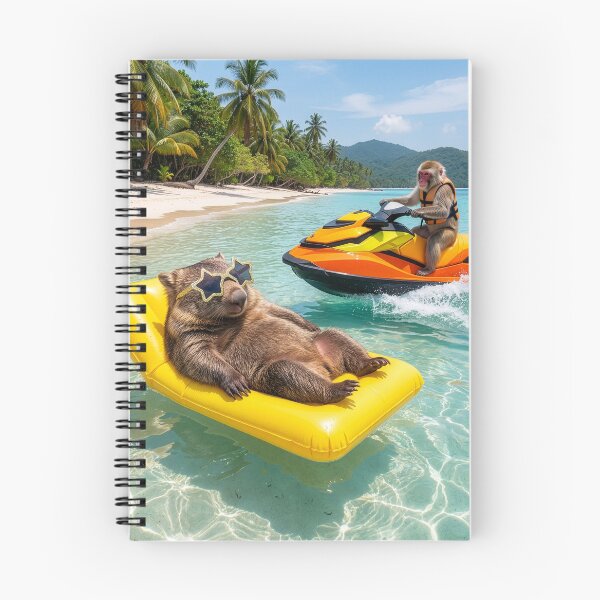 Item preview, Wombat Pestered in Paradise designed and sold by Tridentulus.