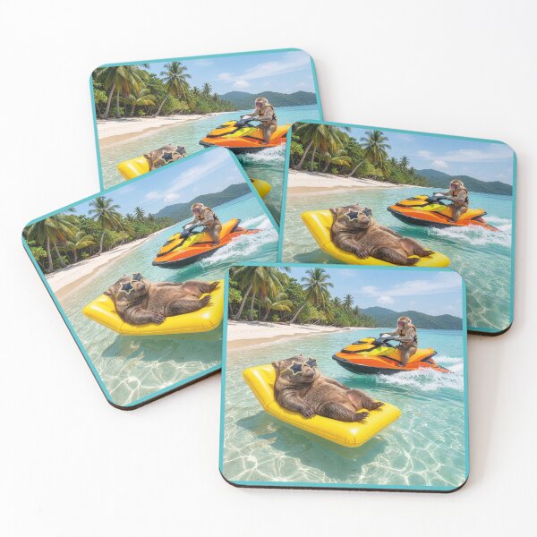 Item preview, Wombat Pestered in Paradise designed and sold by Tridentulus.