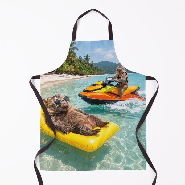 Item preview, Wombat Pestered in Paradise designed and sold by Tridentulus.